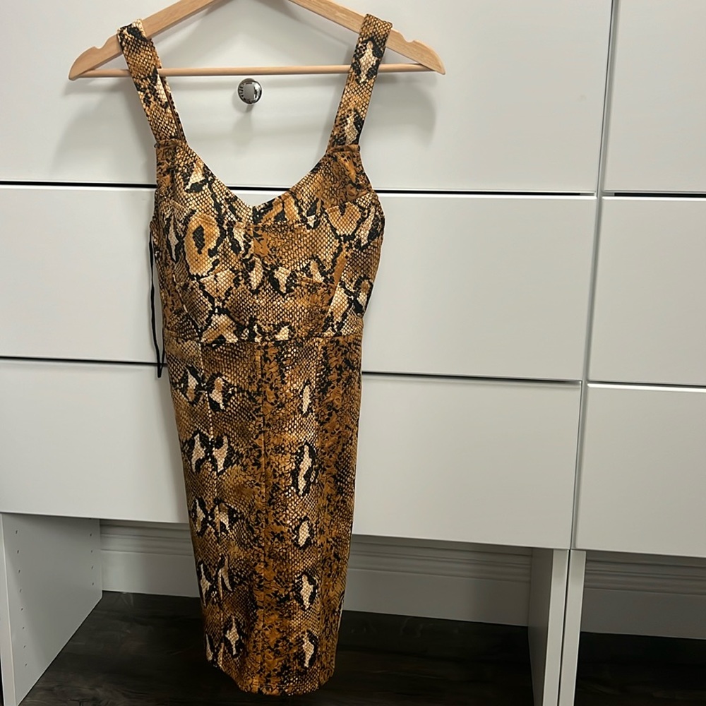 ZARA Mini Cheetah printed dress